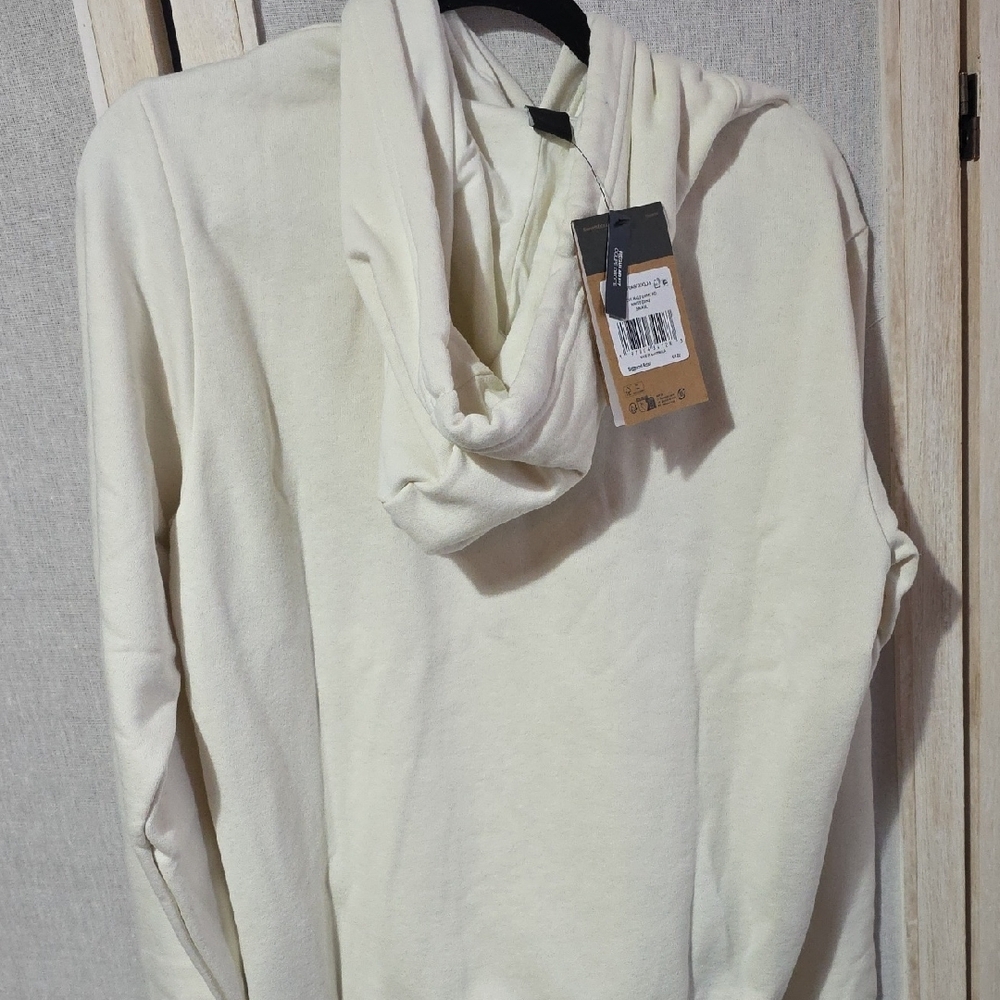 The North Face Mens Evo Half Dome HD Hoodie White Dune NF0A8F3UQLI Small‎ NWT - Picture 2 of 3